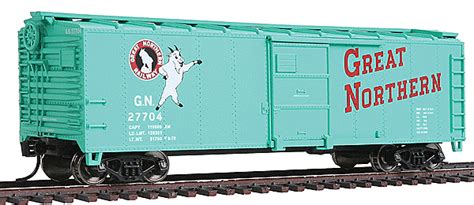 HO Walthers GREAT NORTHERN 40' Steel Boxcar Dreadnaught 